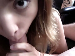 Cul, Beauté, Blonde, Sucer une bite, Gorge profonde, Hd, Orgasme, Pov