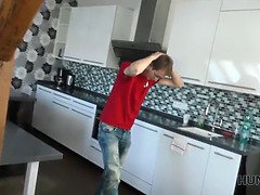 Enthousiasteling, Pijpbeurt, Stel, Man die toekijkt, Geld, Klein, Gezichtspunt, Vrouw
