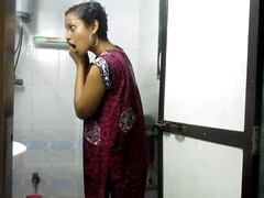 Enthousiasteling, Aziatisch, Lieveling, Grote mammen, Bruinharig, Indisch