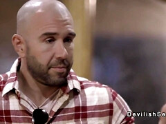 Pale blonde beauty fucks in a resort by big cock