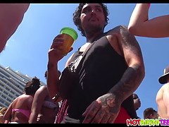 Amateur, Playa, Belleza, Bikini, Al aire libre, Público, Coño, Apretado