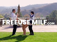 Watch Sheena Ryder's massive tits bounce as she gets dominated & fucked hard in rough BDSM action