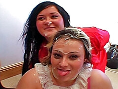 Enthousiasteling, Pijpbeurt, Brits, Groepseks ejactulatie, Sperma shot, Seksspeelgoed, Sperma in gezicht, Dik
