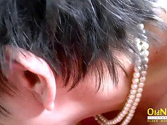 OldNannY Lacey and Honey Lesbian Toys Masturbation