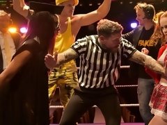 バック, 女 人男 人, 指いじり, オナニー, オマンコ, ティーン, 三人, オッパイの