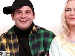 デカチン, デカパイ, ブロンド, フェラチオ, イマラチオ, 現実