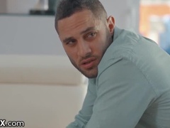 Innocent Redhead Virgin Teen Gives First Slow Blowjob for Science