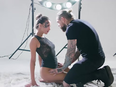 Anal, Cul, Nana, Brunette brune, Éjaculation interne, Seins naturels, Roumaine, Serré