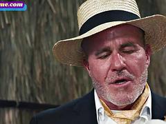 素人, バイセクシャル, ブロンド, フェラチオ, カワイイ, オナニー, 淫乱熟女, 三人