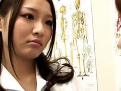 Gode, Hd, Japonaise, Lesbienne, Infirmière, Jouets