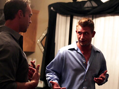 Tetas grandes, Negro, Rubia, Polla, Marido, Sorpresa, Trio, Tetas