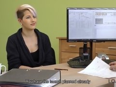 Blondine, Tschechisch, Hardcore, Hd, Geld, Büro, Pov, Jungendliche (18+)