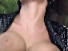 Sarah young in black pantyhose  fucked by three dudes