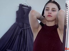 Arsch, Blasen, Braunhaarige, Süss, Kehlenfick, Hd, Muschi, Titten