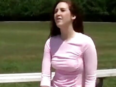 18 años, Amateur, Hembra, Al aire libre, Pelirrojo, Sexo soft, Solo, Adolescente