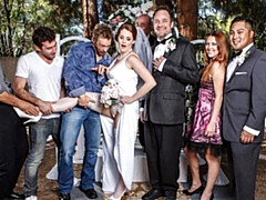 Grosser arsch, Grosser schwanz, Grosse titten, Blasen, Hundestellung, Doppelpenetration, Gruppensex, Titten