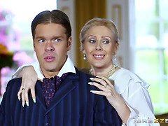 ブロンド, ブーツ, イギリス人, バック, Hd, 現実, 剃毛, ストッキング