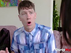 Luring Teen Boy With My Big MILF Tits - Melissa Lynn