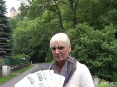 ブロンド, チェコ, ハードコア, 熟年, お金, 自然山雀, 公共