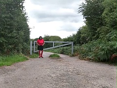 イギリス人, 女装男装, ヨーロピアン, ヒール, 下着, 熟年, シーメール, 一人
