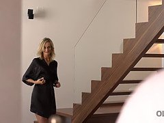 ブロンド, フェラチオ, チェコ, 爸, Hd, なめる, 熟年, 自然山雀