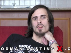 Schattig, Grote kont, Pijpbeurt, Bruinharig, Stel, Europees, Naakt, Geschoren