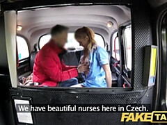 Natural tits smut with witching Chrissy Fox from Fake Taxi