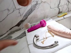 alexis is horny for a huge cock