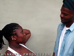 アフリカ人, お尻, ぽっちゃり, デカ尻, フェラチオ, 気狂い, 黒人, オマンコ