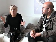 Amateur, Chica, Amarrada, Fetiche, Cuero