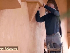 Blasen, Schwanz, Hundestellung, Handjob, Hd, Reif, Natürlichen titten, Muschi