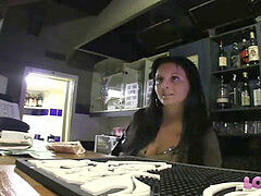 Barmaid Unwanted internal ejaculation