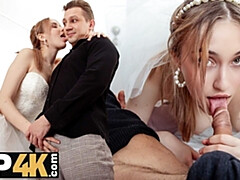 フェラチオ, 結婚, 捕まる, ハードコア, Hd, 3p男男女, 三人, 結婚式