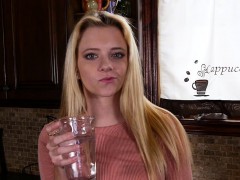Blond, Pijpbeurt, Hardcore, Hd, Gezichtspunt, Tiener, Tieten likken