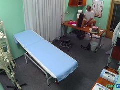 素人, 医者, 指いじり, なめる, 看護婦, オフィス, ハメ撮り, オマンコ