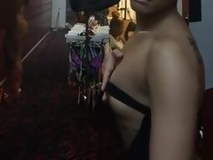 Awesome hot models are showing off bubble butts to the camera