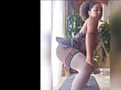 Ebony twerk, latina, mini dress