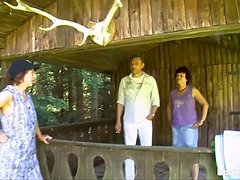 The aunt fucks all the cocks - Part 6: Tattooed MILF with natural tits goes wild with handjobs and deep pussy pounding