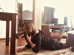 美人, フェラチオ, 女装男装, 黒人, 磨き, シーメール, ティーン, おもちゃ