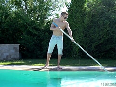 Grosse titten, Blasen, Spermaladung, Hardcore, Milf, Pool, Muschi, Titten