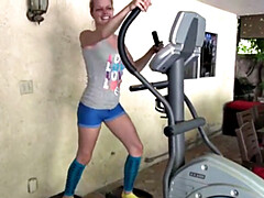 18, 素人, ブロンド, オナニー, アウトドア, オマンコ, 一人, ティーン