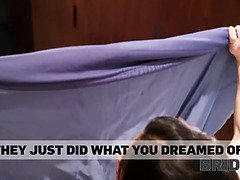 Mariée, Brunette brune, Plantureuse, Tromperie, Tchèque, Hd, Chatte, Fils