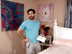 Horny Brunette Exercises With Stepdad Kama Sutra Pose