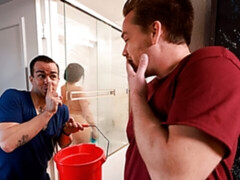 Cute-looking hottie Mona Azar penetrated in the cowgirl pose