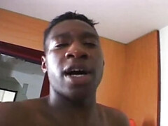 French amateur pale ebony slut gets hardcore threesome with two BBC dudes