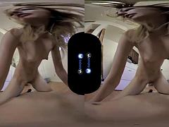 Laundry Room fuck: Blowjob, Blonde  Pov VR Porn