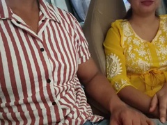 Aziatisch, Grote lul, Grote mammen, Auto, Stel, Vies praten, Indisch, Buiten