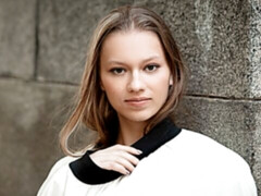 Grosser schwanz, Blasen, Hundestellung, Natürlichen titten, Muschi, Rasiert, Dürr, Titten