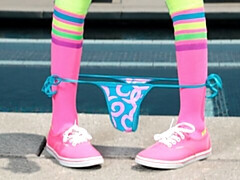 Miniature teen Piper Perri gets hard fucked in the doggy style pose