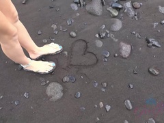 Morena, Penetracion con dedos, Novia, Orgasmo, Al aire libre, Pov, Coño, Flaco